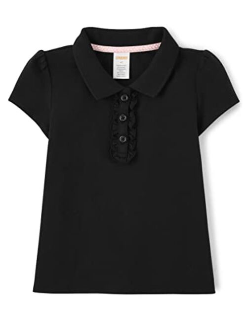 Gymboree Girls and Toddler Short Sleeve Ruffle Polo Shirt