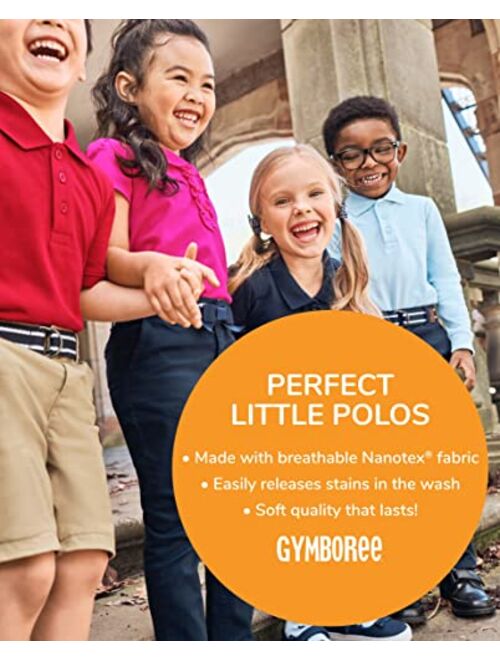 Gymboree Girls and Toddler Short Sleeve Ruffle Polo Shirt