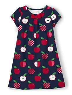 Girls and Toddler Short Sleeve Knit Casual Dresses