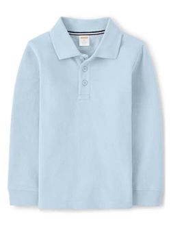 Boys and Toddler Long Sleeve Polo Shirt