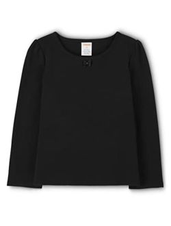 Girls and Toddler Long Sleeve Basic Layering Shirt