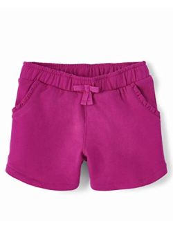 Girls and Toddler Fleece Jogger Shorts