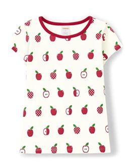 Girls and Toddler Printed Short Sleeve T-Shirts