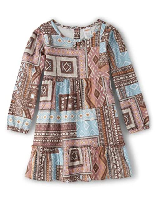 Gymboree Girls' One Size and Toddler Long Sleeve Knit Casual Dresses