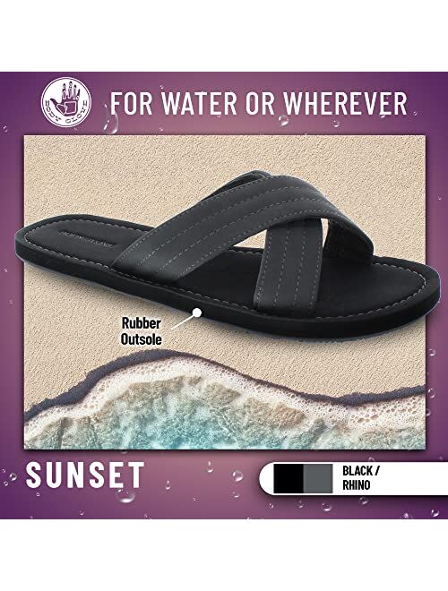 Body Glove Sunset Sandals - Women's Sandals, Beach Flip Flops for Women, Women's Pool Shoes, Boat Shoes, Beach Essentials, Beach Shoes for Women
