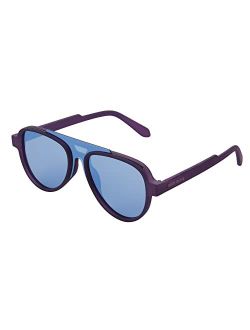 Women's Cove Polarized Aviator Sunglasses, Purple, 127 mm