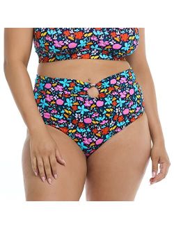 Women's Standard Woodstock High Rise Bikini Bottom Swimsuit