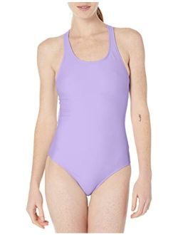 Women's Standard Smoothies Mylene Solid One-Piece Swimsuit with Racer Back
