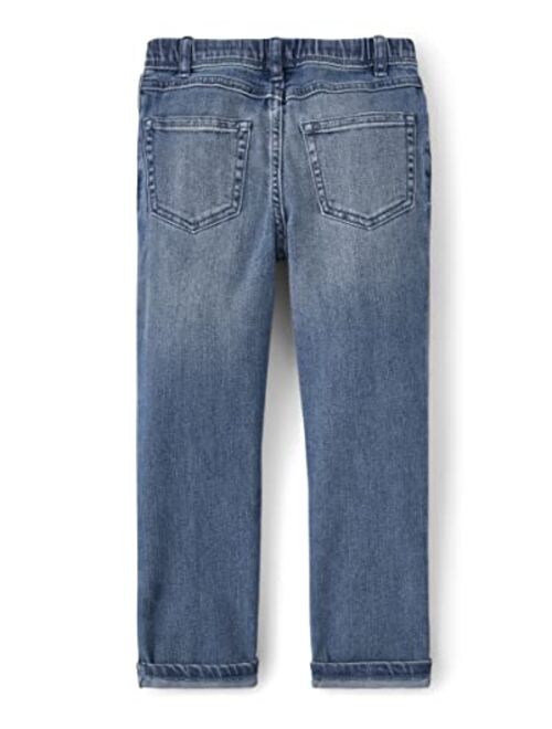Gymboree Boys' and Toddler Pull on Denim Jeans