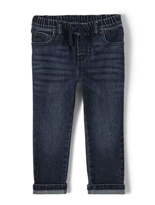 Gymboree Boys' and Toddler Pull on Denim Jeans