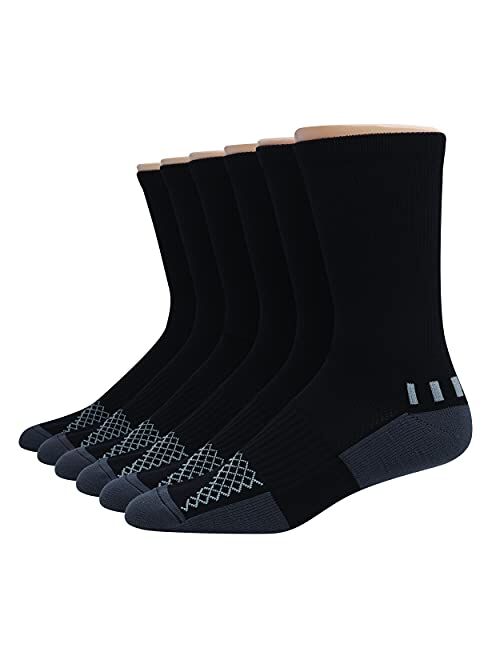 Hanes Men's Socks, X-Temp Performance Crew Socks, 6-Pack
