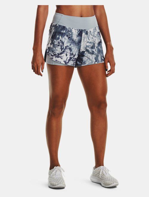 Under Armour Women's UA Train Anywhere 2-in-1 Printed Shorts