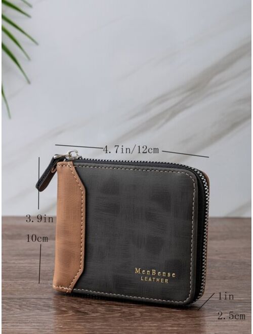 PeiCheng&Girls62packs Bags Men Letter Graphic Small Wallet
