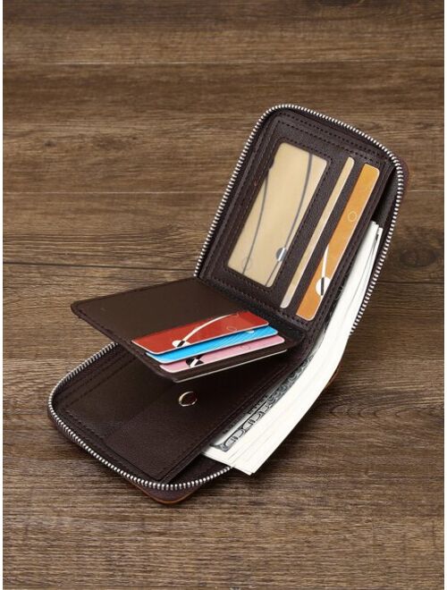 Kaiduch Bags Men Letter Graphic Small Wallet