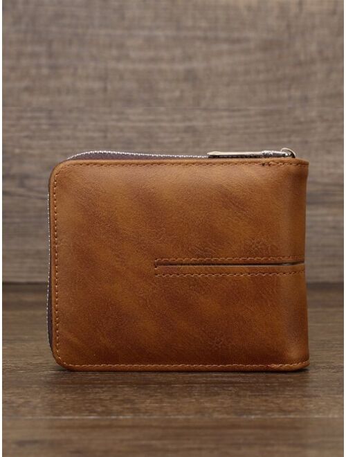 Kaiduch Bags Men Letter Graphic Small Wallet