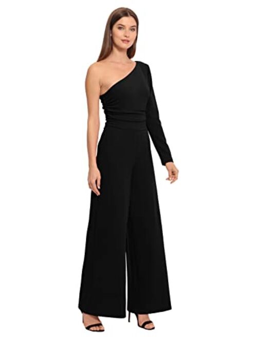 Maggy London Women's Long Sleeve Occasion Dressy Jumpsuit