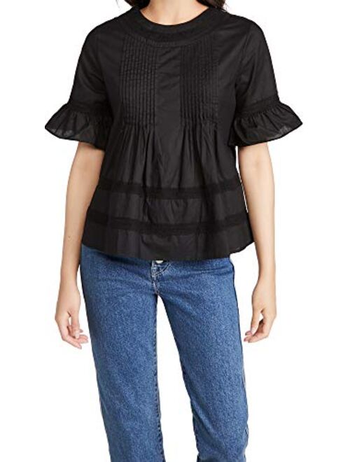 English Factory Women's Lace Boho Blouse