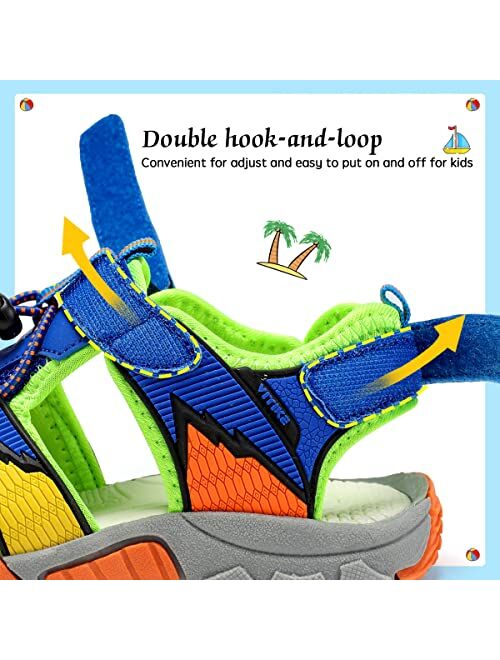 VITUOFLY Kids Sandals Boys Outdoor Hiking Sports Sandal Girls Pool Beach Shoes Summer Water Shoe Sneakers