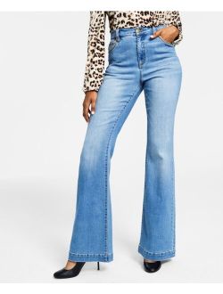 Women's High-Rise Chain-Trim Jeans, Created for Macy's