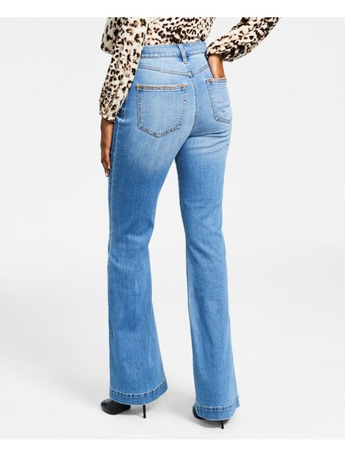 INC INTERNATIONAL CONCEPTS Women's High-Rise Chain-Trim Jeans, Created for Macy's