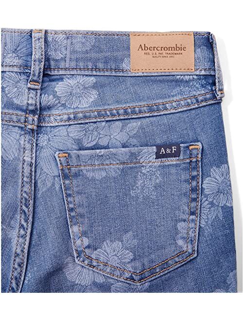 Abercrombie & Fitch abercrombie kids Floral Print High-Rise Flare (Little Kids/Big Kids)