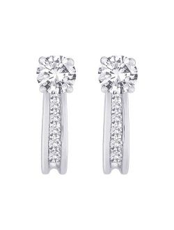 Katarina Diamond Earring Jackets in 10K Gold (1/4 cttw, J-K, I2-I3)