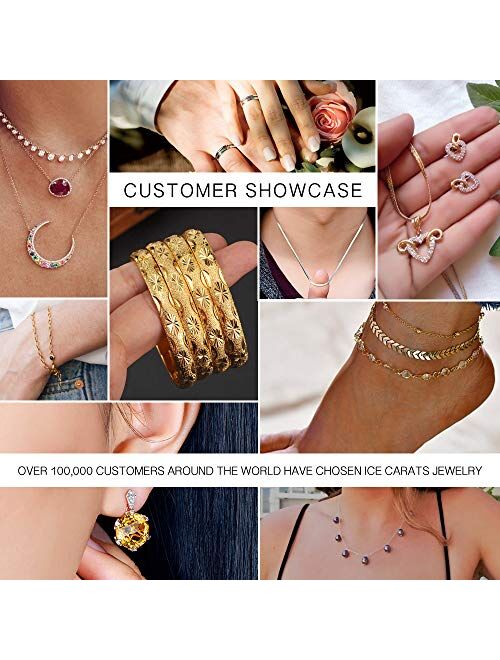 Ice Carats 14k White Gold Diamond Red Ruby Stud Jacket Earrings Ball Button Birthstone July Fine Jewelry For Women Gifts For Her