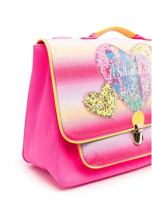 Billieblush heart sequin-detail backpack