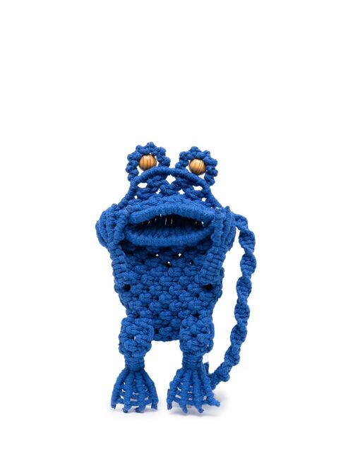 Chopova Lowena frog crochet crossbody bag