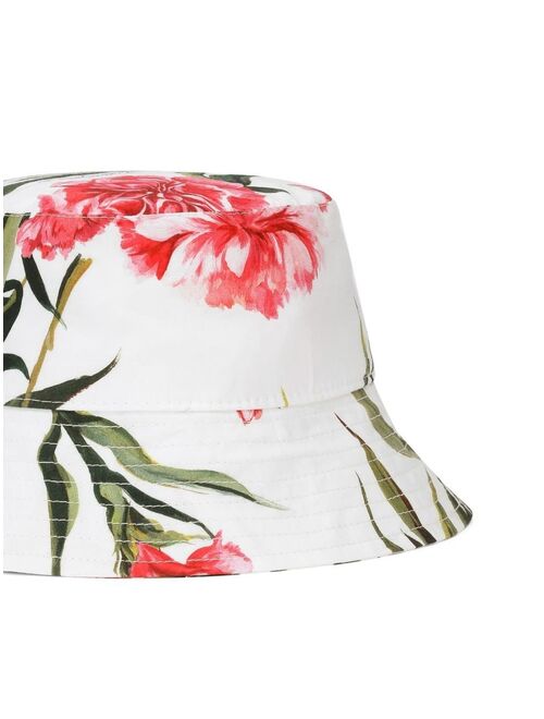 Dolce & Gabbana Kids all-over floral-print bucket hat