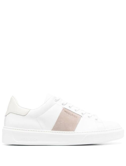 Woolrich leather low-top sneakers