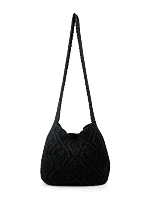 ENBEI Women's Shoulder Handbags Crochet Bags Shoulder Shopping Bag tote bag aesthetic canvas tote cute tote bags