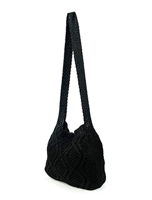 ENBEI Women's Shoulder Handbags Crochet Bags Shoulder Shopping Bag tote bag aesthetic canvas tote cute tote bags