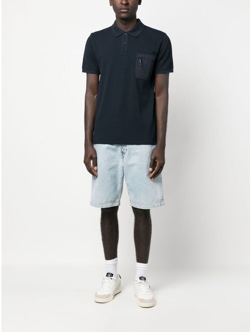 Woolrich pocket-detail short-sleeved polo shirt