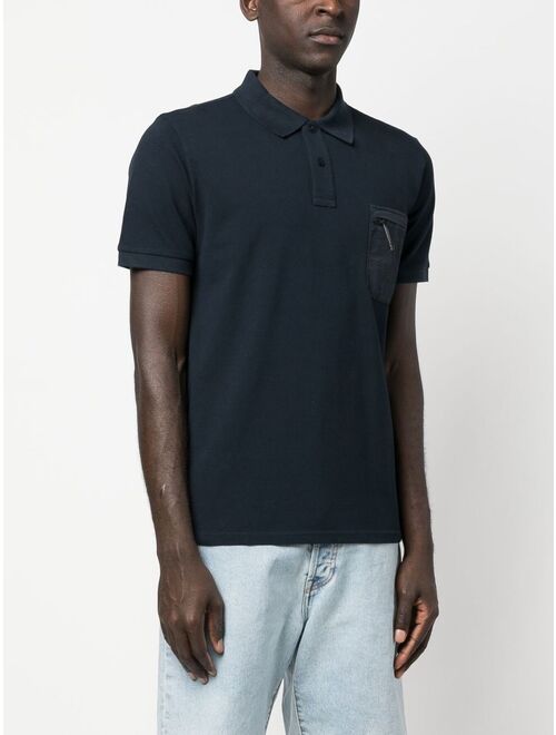 Woolrich pocket-detail short-sleeved polo shirt