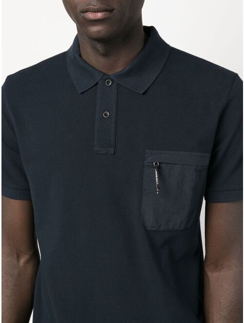 Woolrich pocket-detail short-sleeved polo shirt