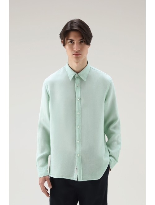 Woolrich linen button-up shirt