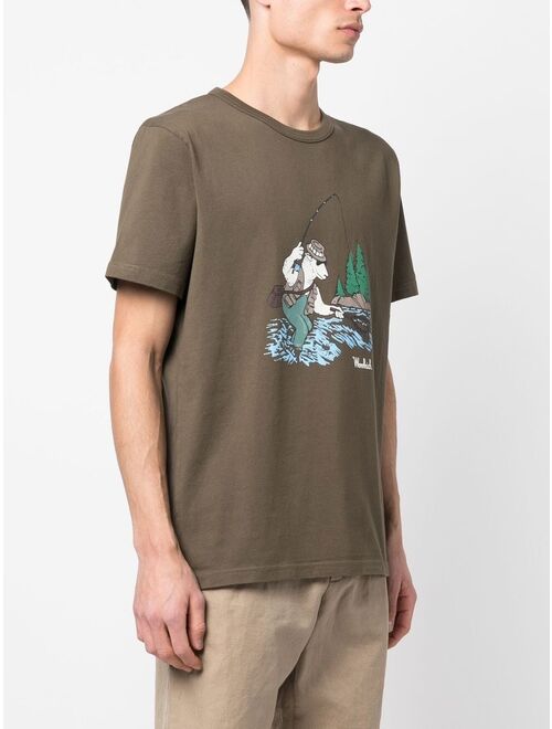 Woolrich graphic-print cotton T-shirt