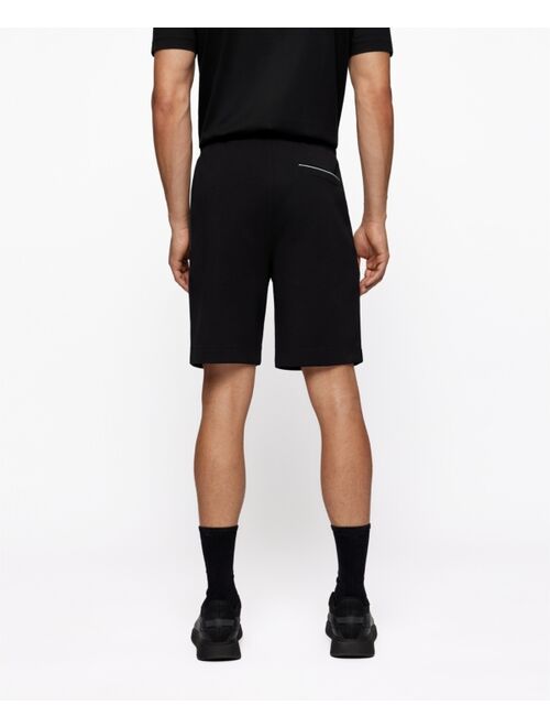 Hugo Boss BOSS Men's Cotton-Blend Regular-Fit Shorts