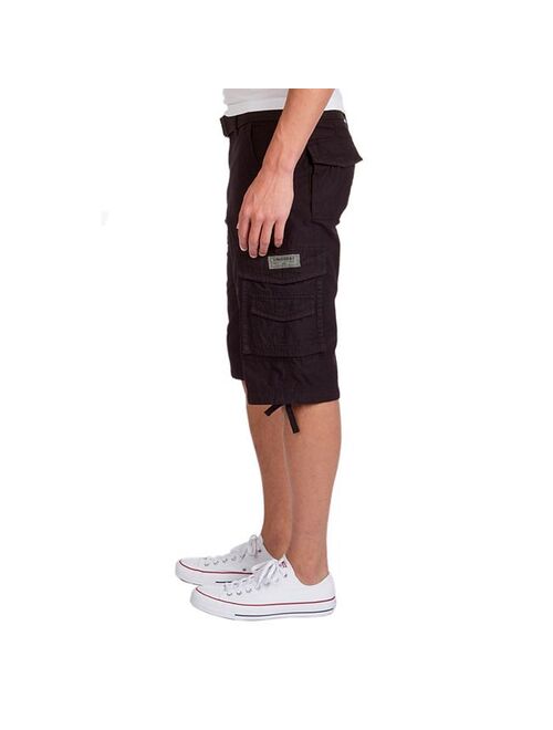 Men's Unionbay Cordova Messenger Belted Cargo Shorts