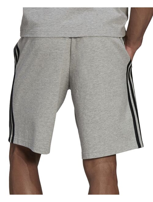 adidas Men's Essentials 3-Stripes Regular-Fit Drawstring Shorts