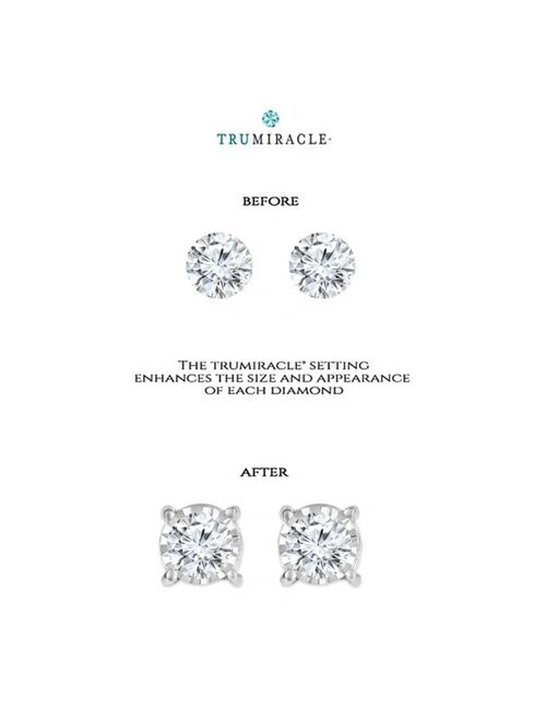 TRUMIRACLE Diamond Stud Earrings (1-1/4 ct. t.w.) in 14k Gold