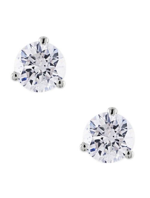 MACY'S Diamond Stud Earrings (1/4 ct. t.w.) in 14K White Gold