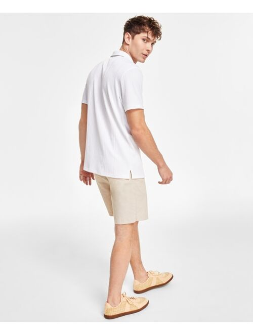 INC International Concepts Classic-Fit Solid 8.5" Chambray Shorts, Created for Macy's