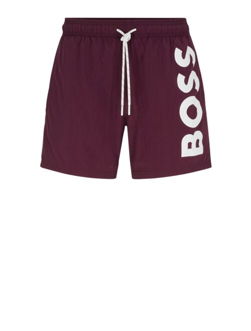 Hugo Boss BOSS Men's Large Contrast Logo Quick-Drying Swim Shorts