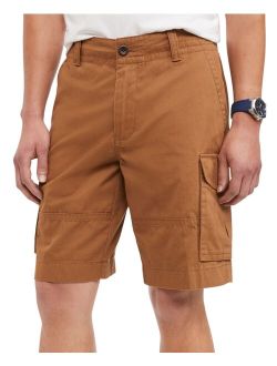 Men's Big & Tall 10" Soft Cotton Cargo Shorts