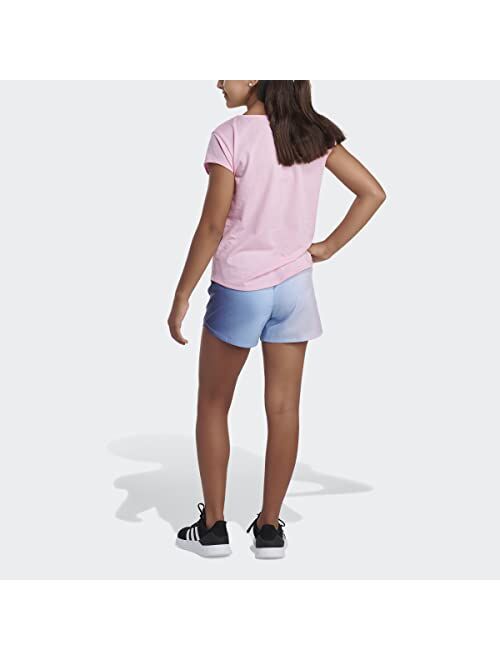adidas Girls' Elastic Waistband Ombre Woven Short 22
