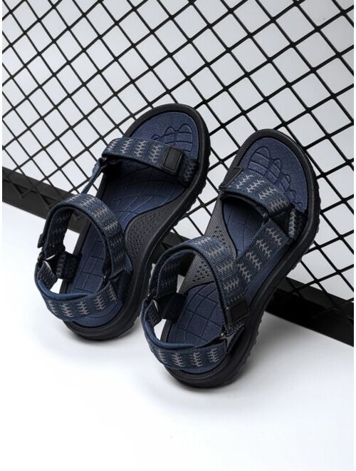 Xiemo Shoes Boys Hook-and-loop Fastener Sport Sandals, Sporty Outdoor Fabric Sandals