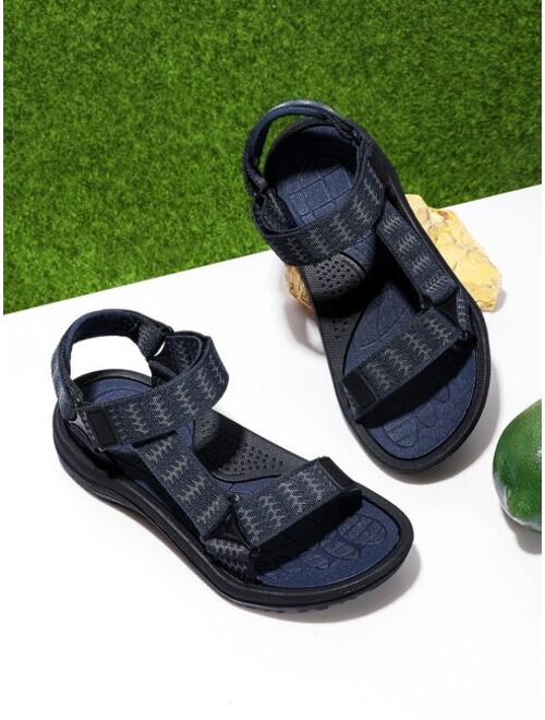 Xiemo Shoes Boys Hook-and-loop Fastener Sport Sandals, Sporty Outdoor Fabric Sandals
