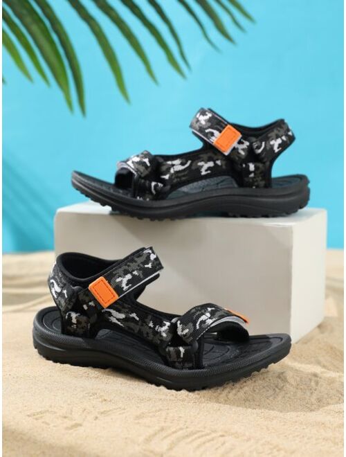 Xiemo Shoes Boys Camo Pattern Sport Sandals